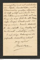 Nachlass Franz Steindachner, Brief von Joseph Haas an Franz Steindachner (26.07.1884), Inv.Nr. 191.02, Seite 4
